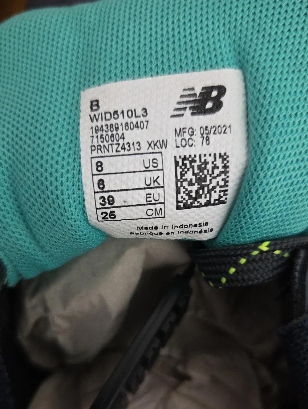 New‎ Balance 510v3 Trail Running Shoes Black Gray Teal NEW